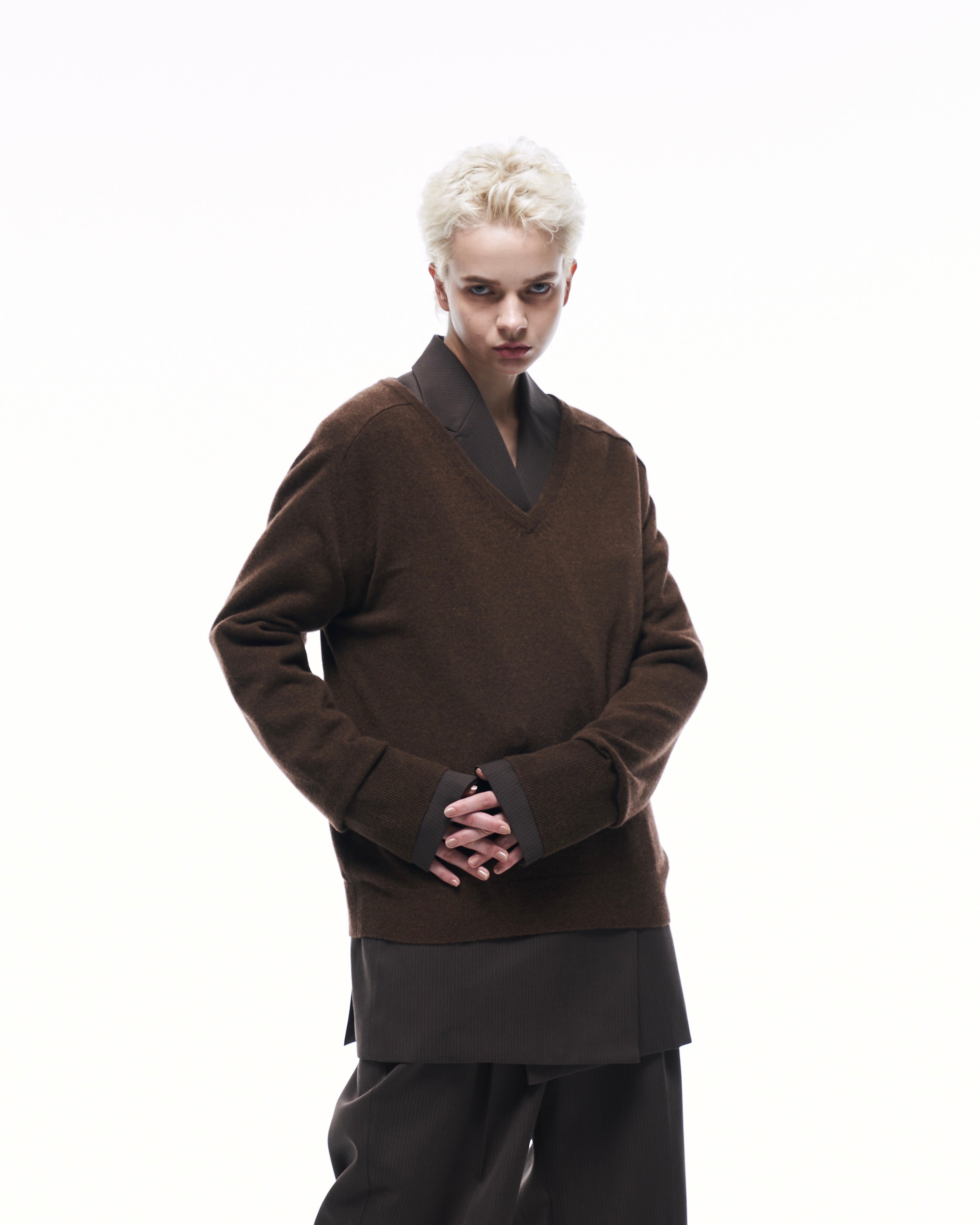 CASHMERE V-NECK KNIT – ILEAN