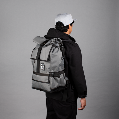 Default XL 40L Waterproof Rolltop Backpack for cycling, commuting