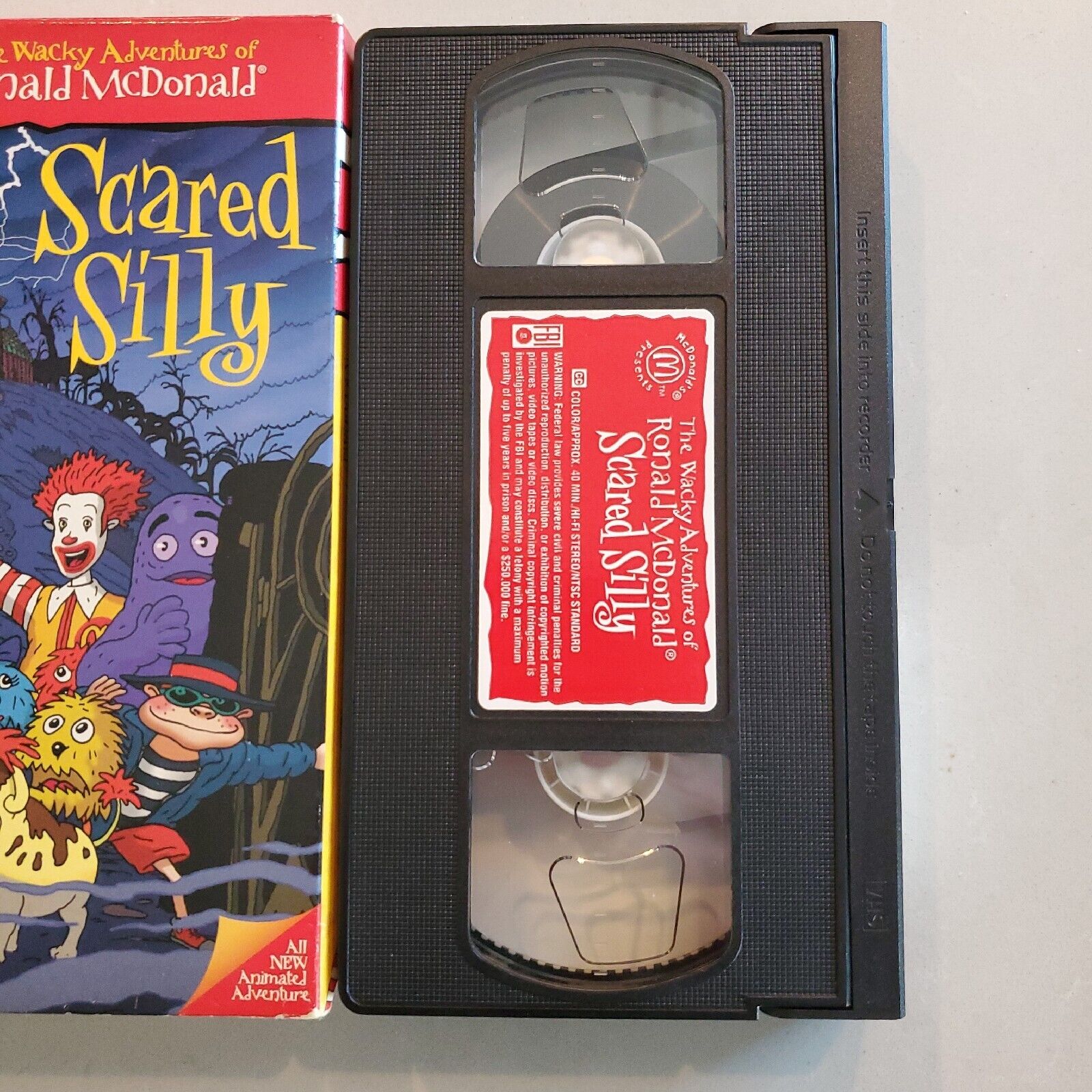 The Wacky Adventures of Ronald McDonald : SCARED SILLY (VHS 1998