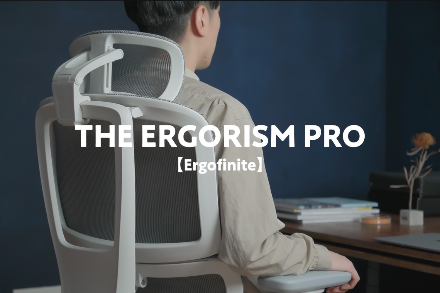 ミニマルデザインワークチェア『THE ERGORISM PRO – ERGOFINITE