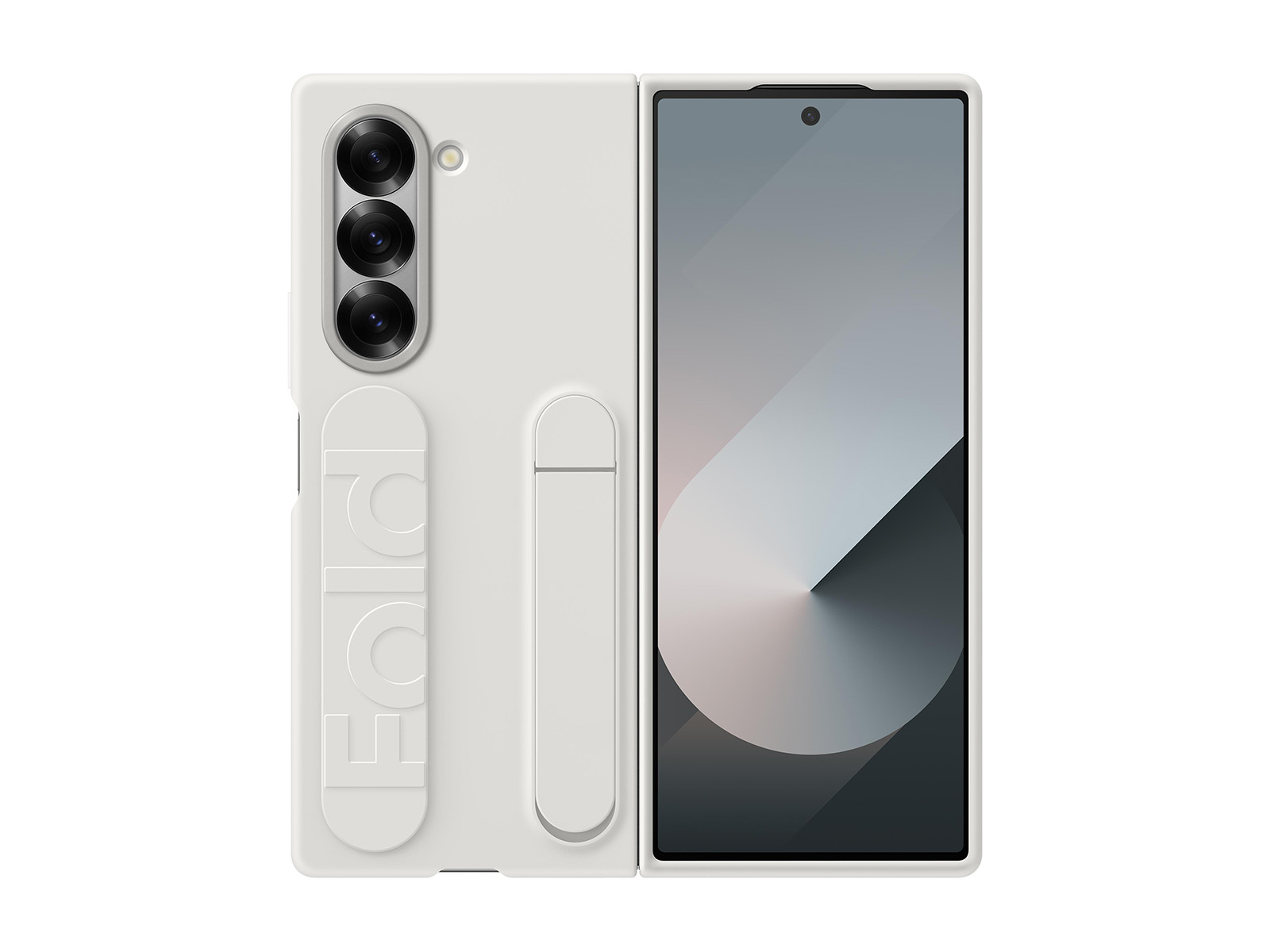 Galaxy Z Fold6 Silicone Case, White Mobile Accessories - EF