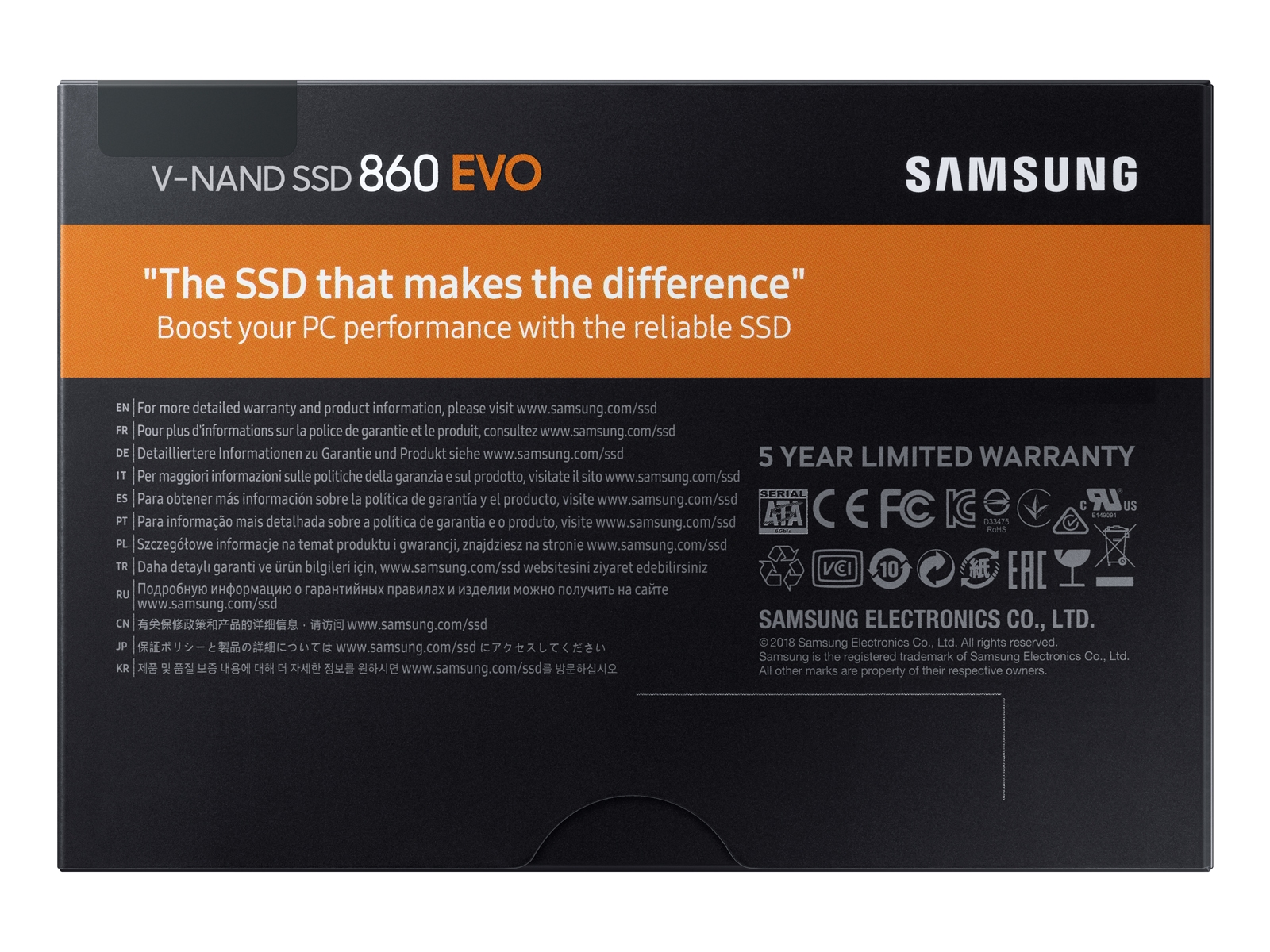 SSD 860 EVO 2.5 inch SATA III 4TB Memory & Storage - MZ-76E4T0B/AM