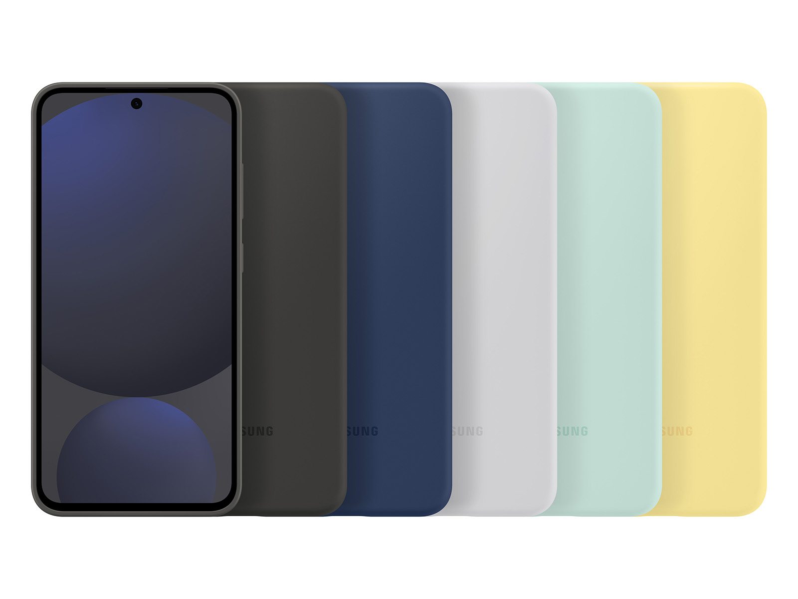 Galaxy S24 FE Silicone Case, Blue Mobile Accessories - EF