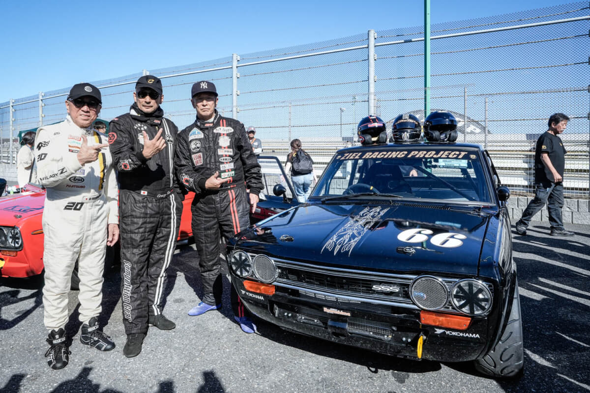 クレイジーケンバンド・横山 剣さんが日産「510ブルーバード」で走る