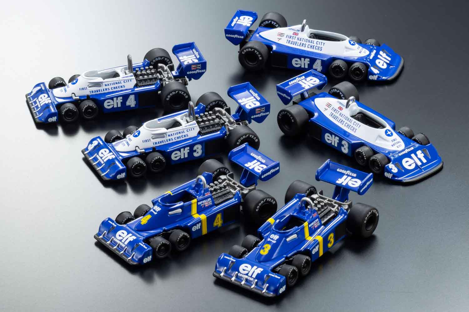 唯一無二!! なつかしの6輪F1タイレル「P34」が1/64スケールになって