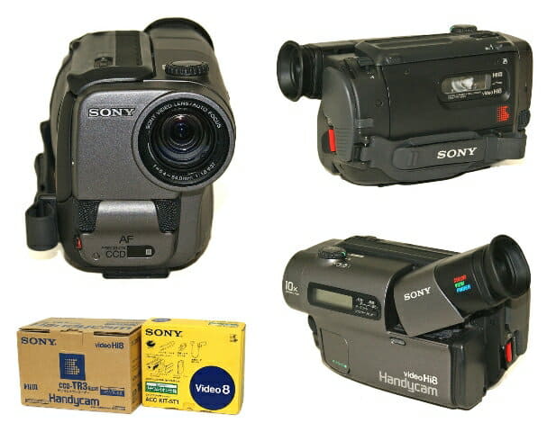 Used]SONY CCD-TR3 Hi8/8mm video camera recorder with Handycam - BE