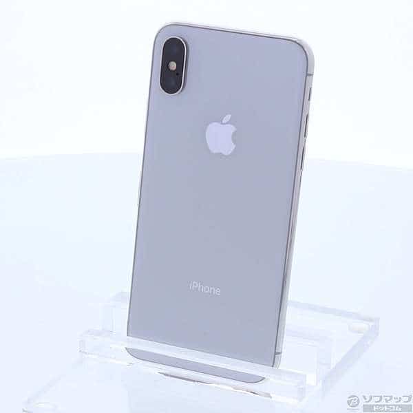 Used]Apple iPhoneX 256GB Silver MQC22J/A SIM-free 251-ud - BE