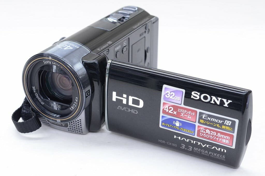 Used]SONY Handycam HDR-CX180 (Black) - BE FORWARD Store