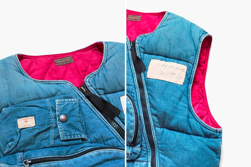 Kapital 8oz Denim Army Flight Vest Release Info | Hypebeast