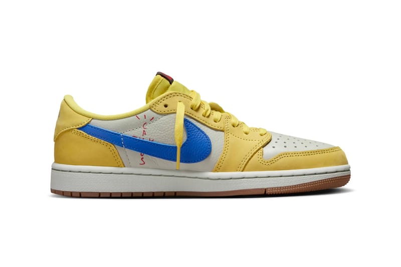 Travis Scott Air Jordan 1 Low OG Canary DZ4137-700 Info | Hypebeast