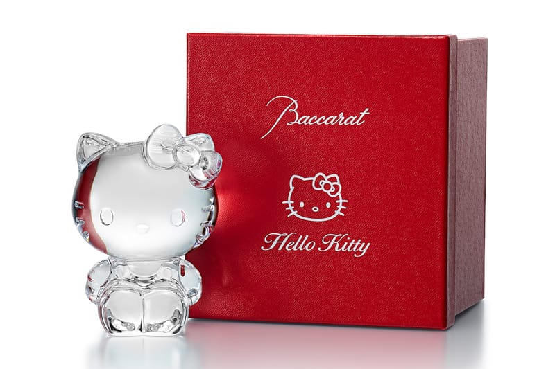 Baccarat Drops Hello Kitty Crystal Figurine | Hypebeast