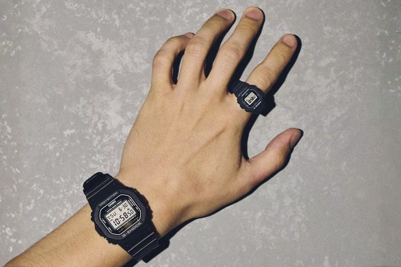 Casio G-SHOCK DWN-5600 Nano Ring Watch Info | Hypebeast