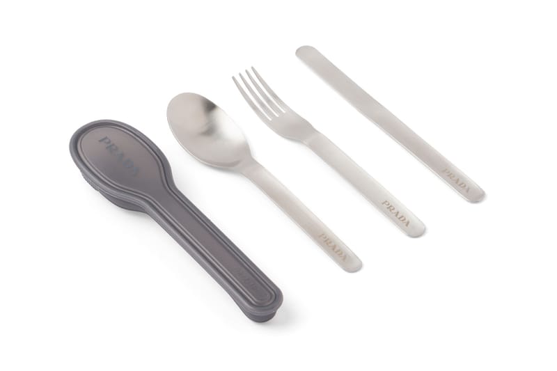 Black + Blum x Prada Logo Lunch Boxes & Cutlery | Hypebae