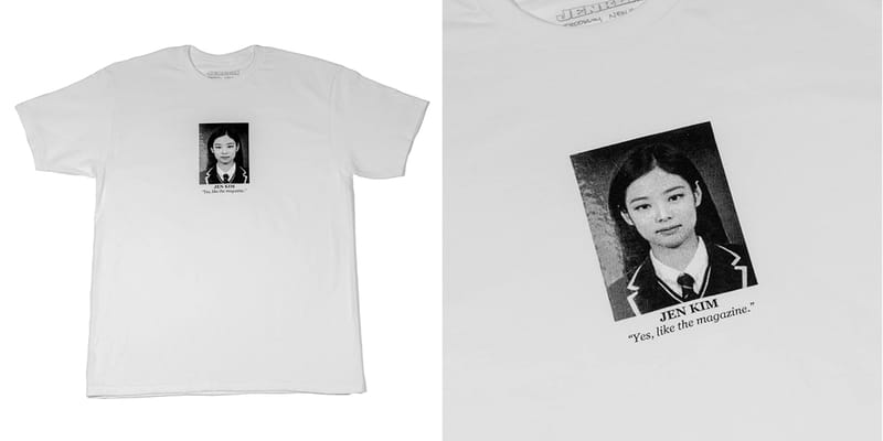 ジェンケムがブラックピンクのジェニーに着想したTシャツを発売 | Hypebae