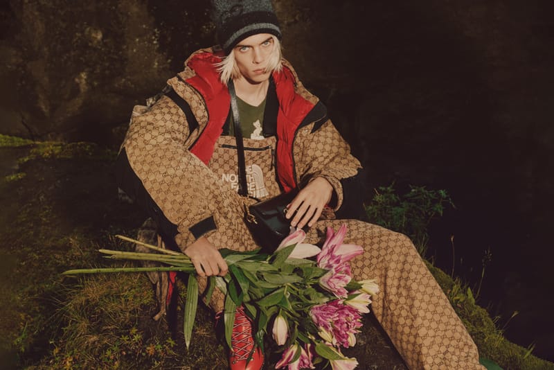 ノースフェイスxグッチのコラボ第2弾のキャンペーンビジュアルが公開