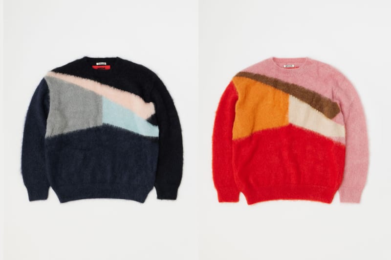 5525ギャラリーからオーラリーとの新作コラボモヘアニットが登場