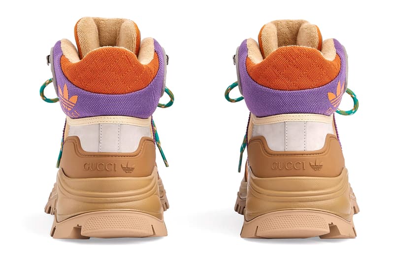 グッチ x アディダスから最新コラボとしてレースアップブーツが登場