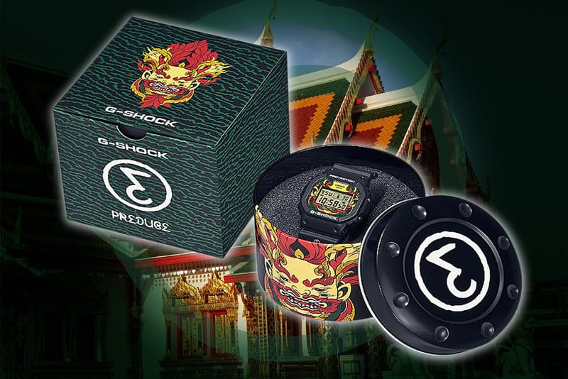 ジーショックxプレデューススケートボードがDW 5600をリリース