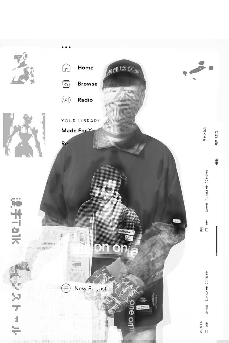 アンダーカバーxダブルタップス黒澤明『七人の侍』コレクションを発表