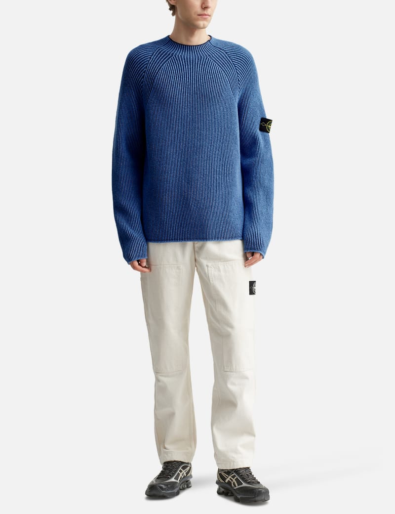 ストーンアイランド - Vanisé Full Rib Rws Wool Mock Neck Jumper | HBX