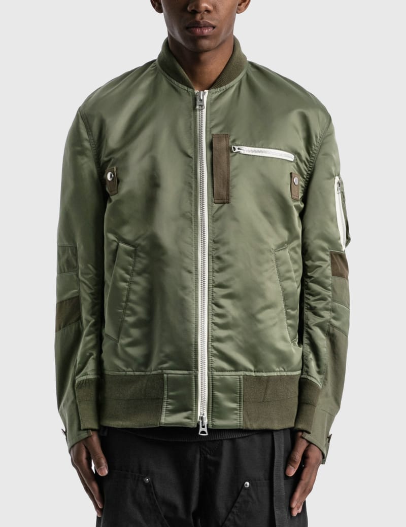 Sacai - Nylon Twill MA-1 Blouson | HBX