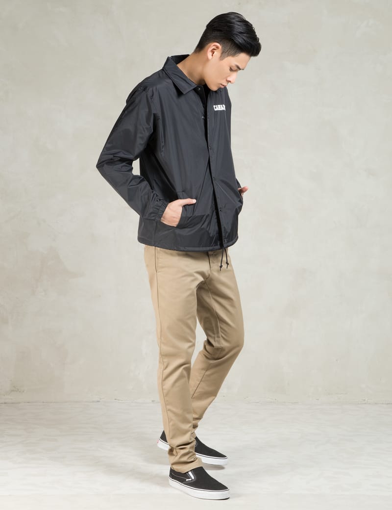 Carhartt Work In Progress - Black College Coach Jacket | HBX
