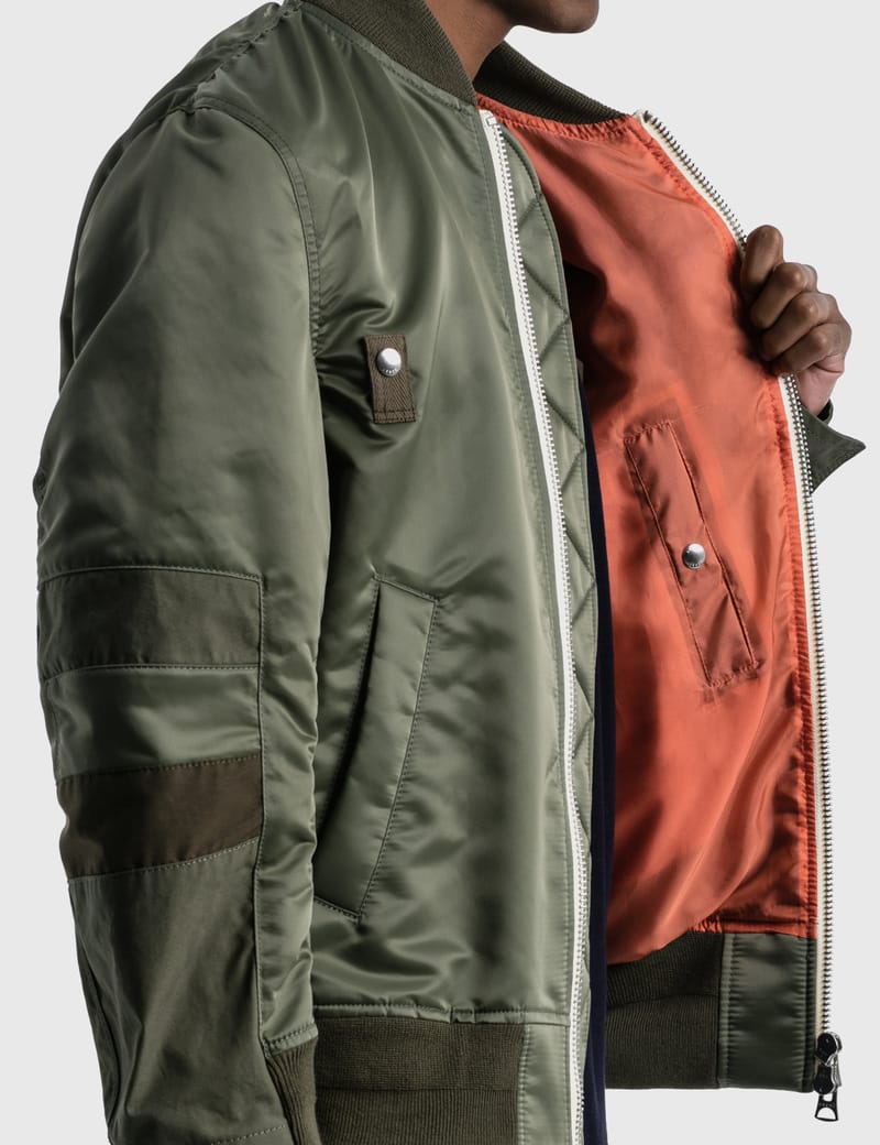 Sacai - Nylon Twill MA-1 Blouson | HBX