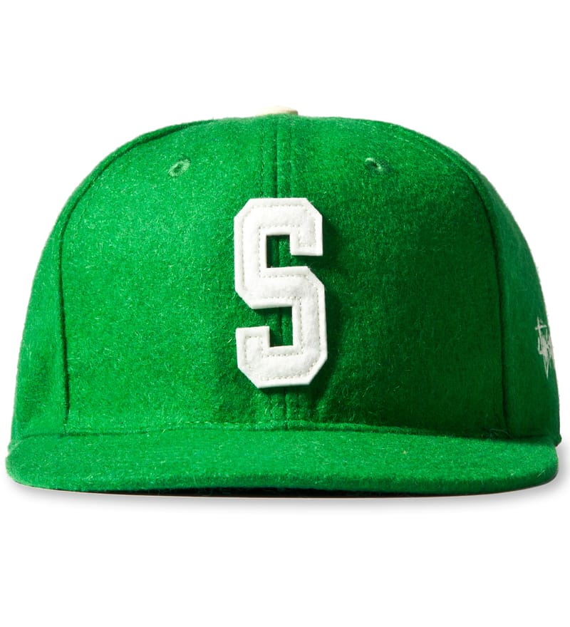 Stüssy - Green Big S Ebbets Ballcap | HBX