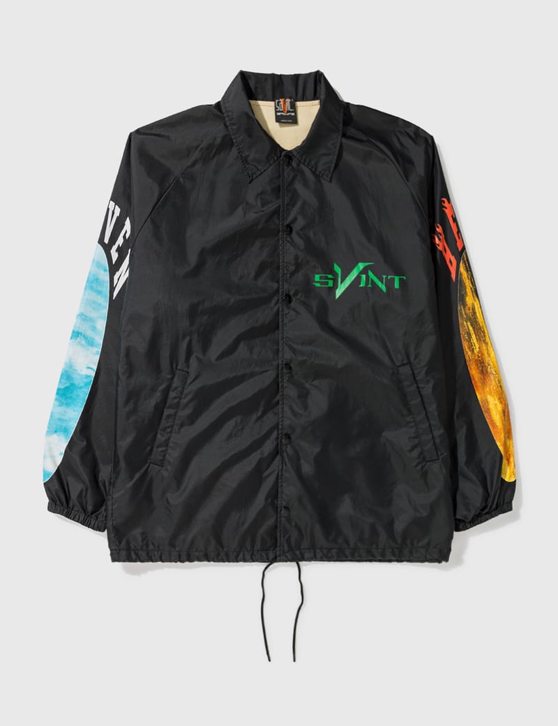 Saint Michael - SAINT MICHAEL X VLONE Skull Coach Jacket | HBX