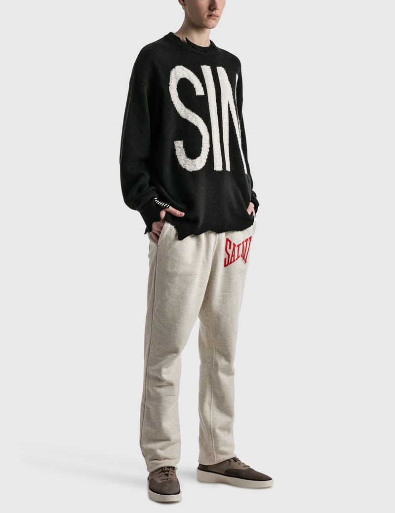 Saint Michael - Sin Knit Sweatshirt | HBX