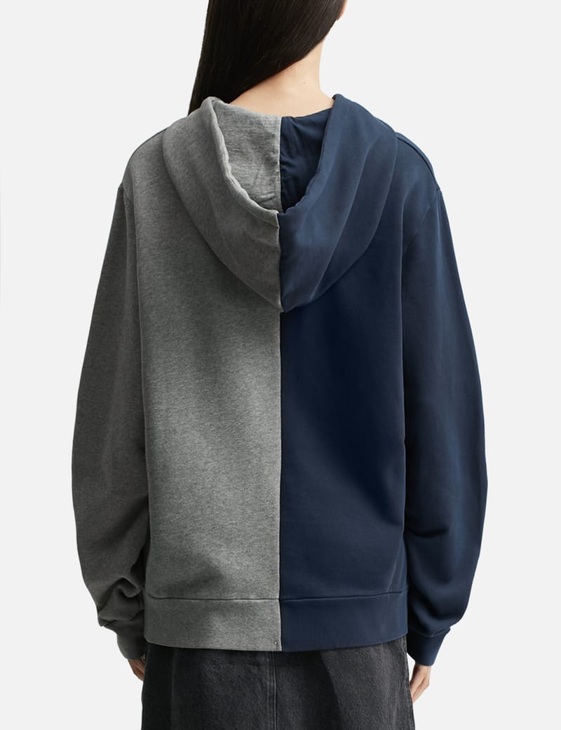 A.P.C. A.P.C. x Marc Jacobs Split Crest Zip-up Hoodie - Two-tone