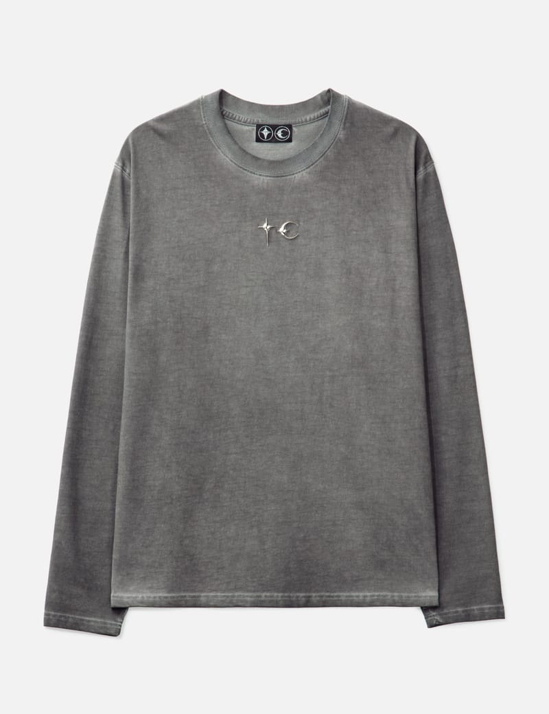 THUG CLUB TC Basic Long Sleeve - Vintage-washed cotton with metal