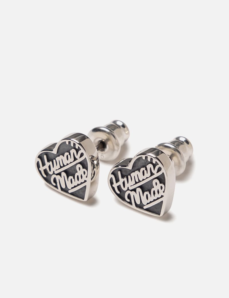 ヒューマンメイド - HEART SILVER EARRING | HBX