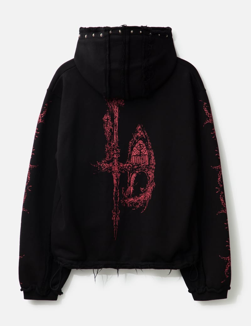 サグクラブ - Dragon Stud Zip-Up Hoodie | HBX