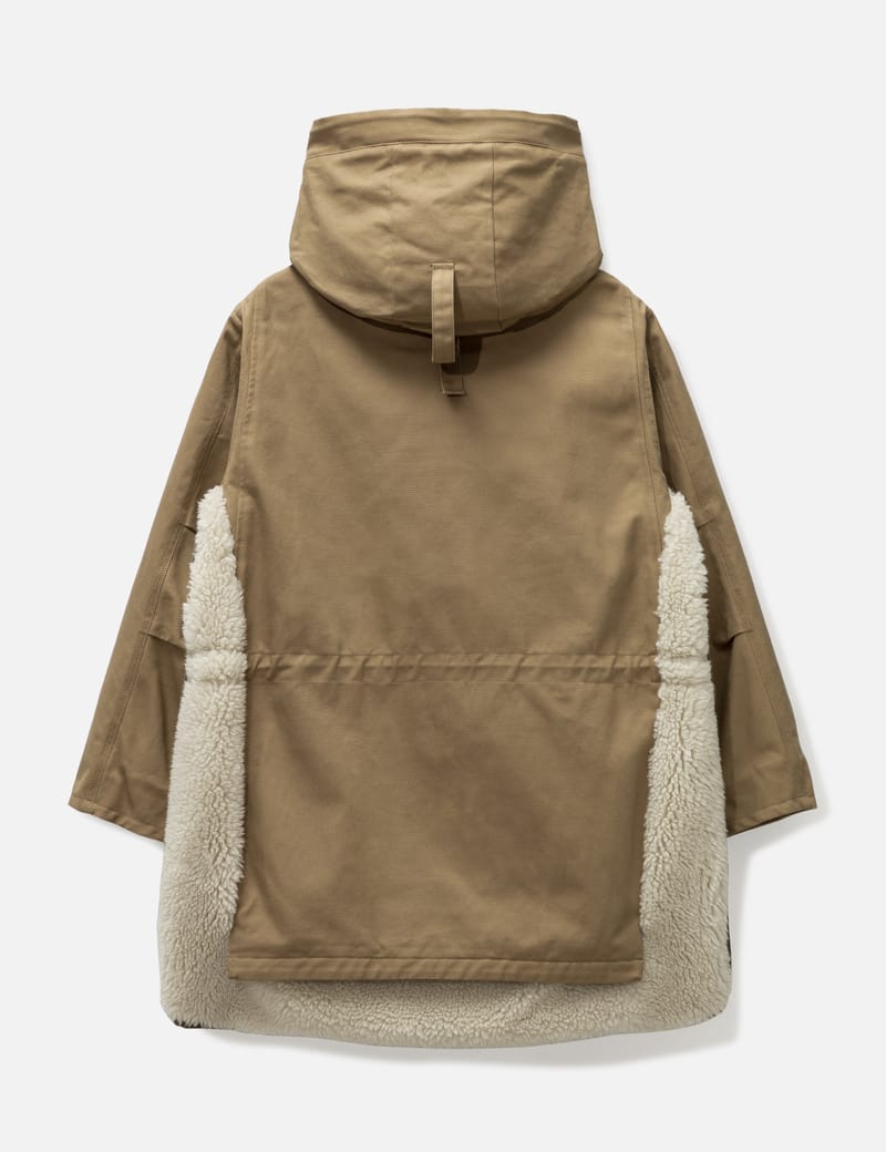 Sacai - Sacai X Carhartt WIP メンズ キャンバス パーカー シベリアン
