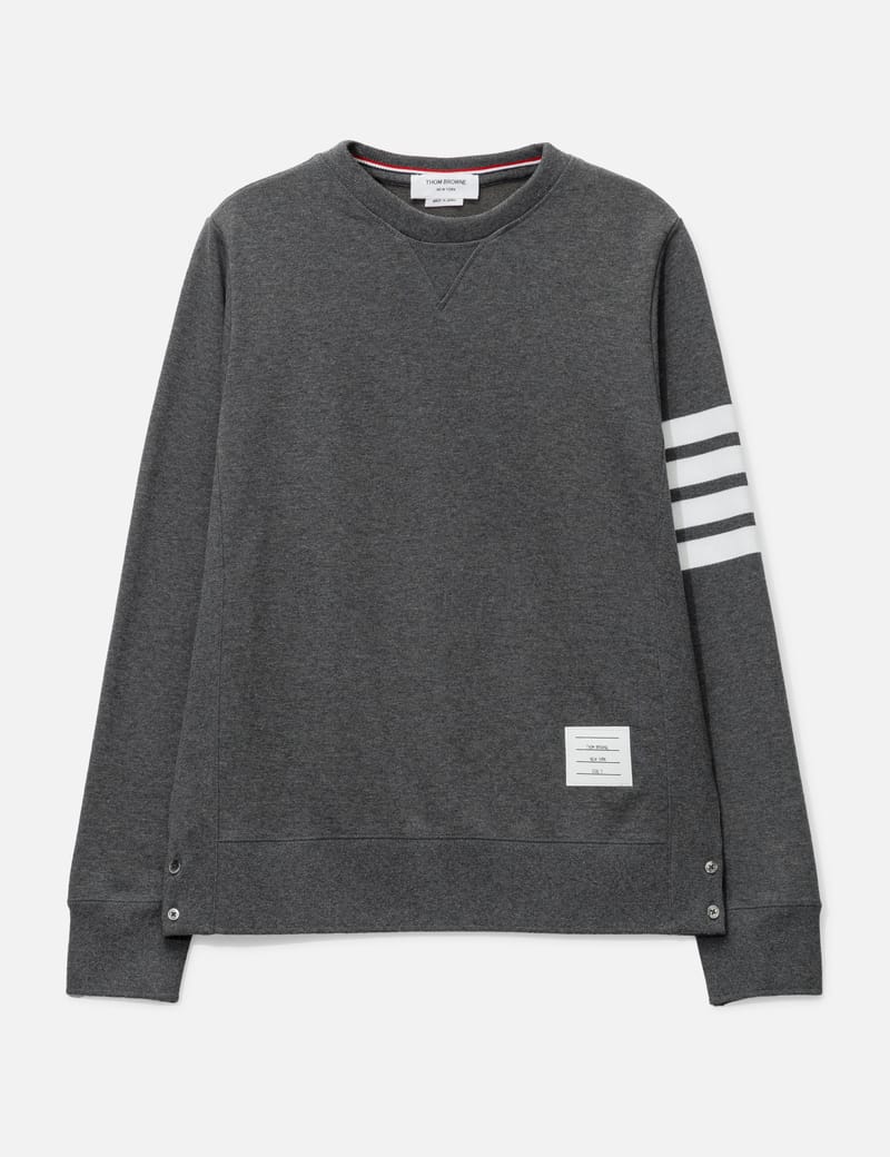 Thom Browne - Classic Loopback 4-Bar Sweatshirt | HBX