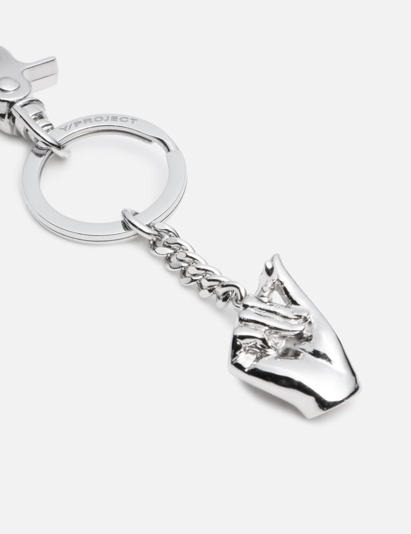 Y/PROJECT - MINI FINGER HEART KEYRING | HBX