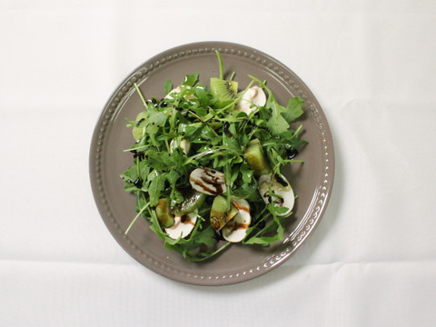 風味豊か！有機ルッコラセルバチカ 【2パック・200g】：茨城県産の