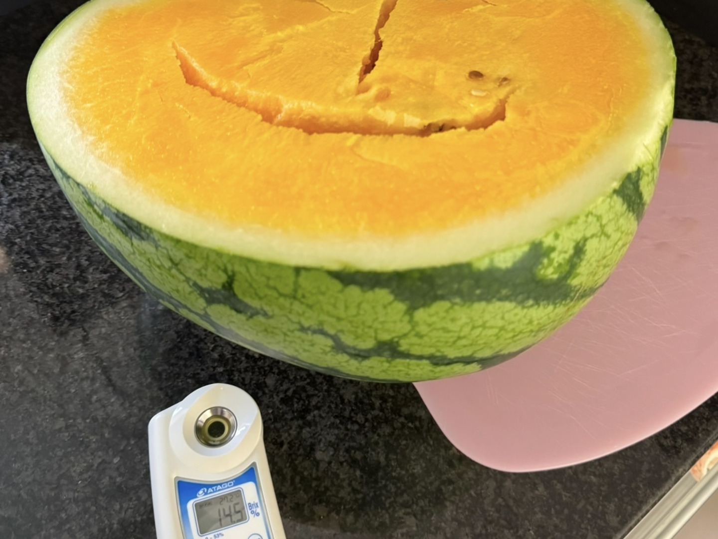 訳あり（空洞果）】【サマーオレンジ】『大里果樹園のスイカ』5kg以上