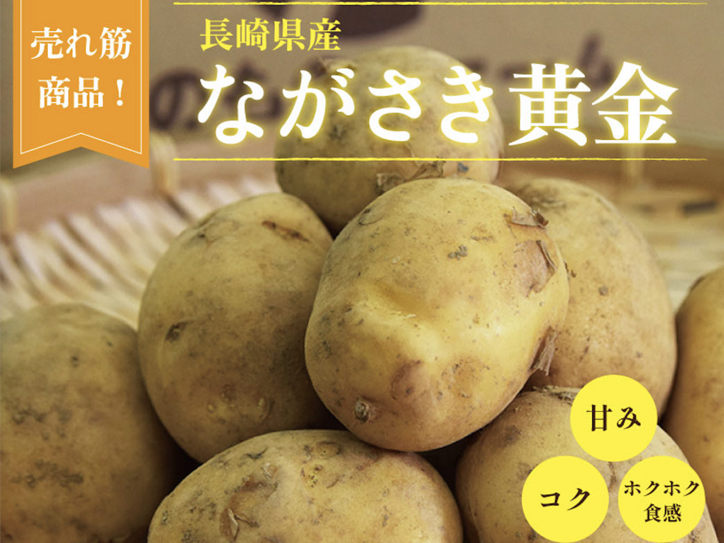 予約開始！！【長崎県産じゃがいも】希少品種！『ながさき黄金』5kg