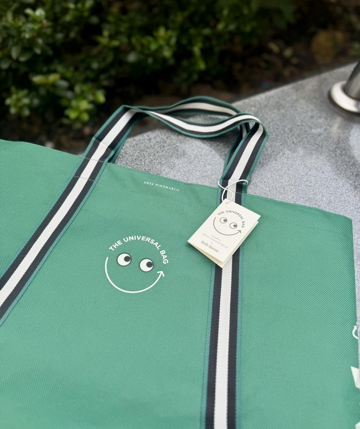 アニヤ・ハインドマーチ コラボ エコバッグにミニサイズ登場♪（Web