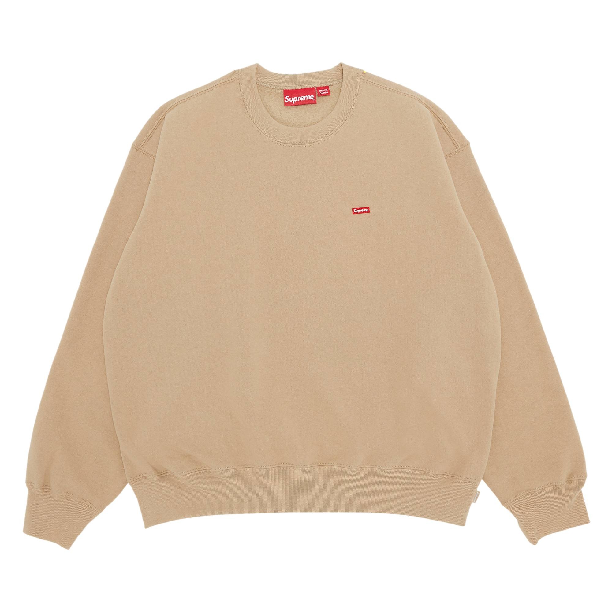 Supreme Supreme Small Box Crewneck 'Tan' | REVERSIBLE