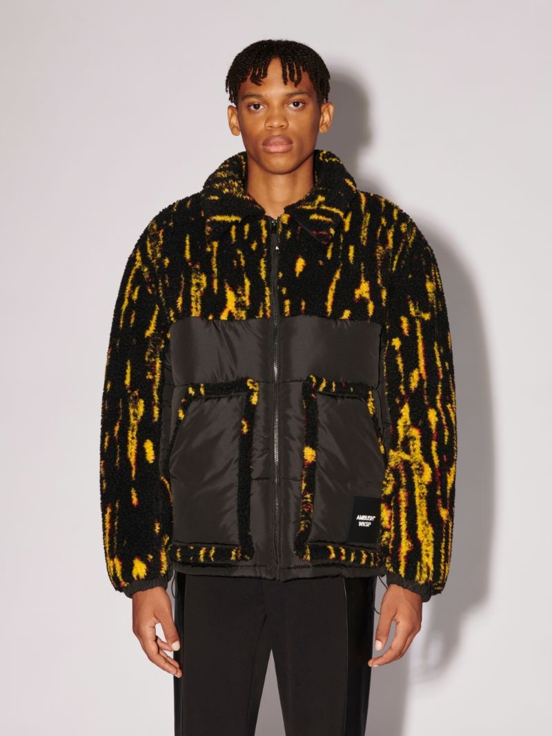 Ambush TEDDY JACQUARD PADDED JACKET | REVERSIBLE