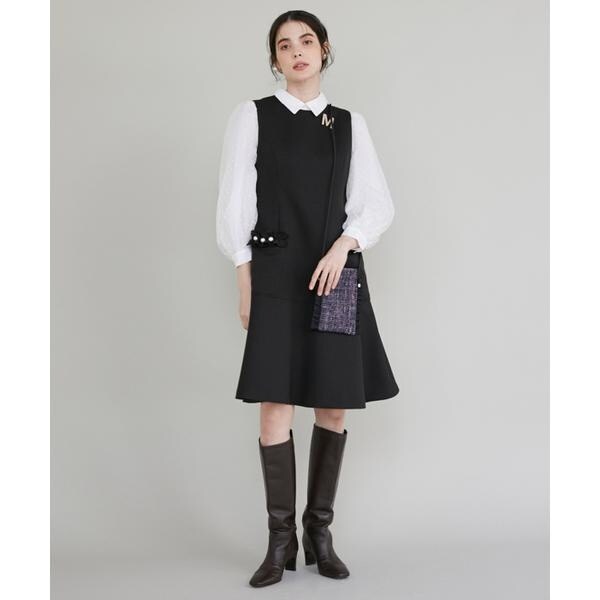 大きいサイズ》ポケットフリルジャンパースカート | マーリエ ル