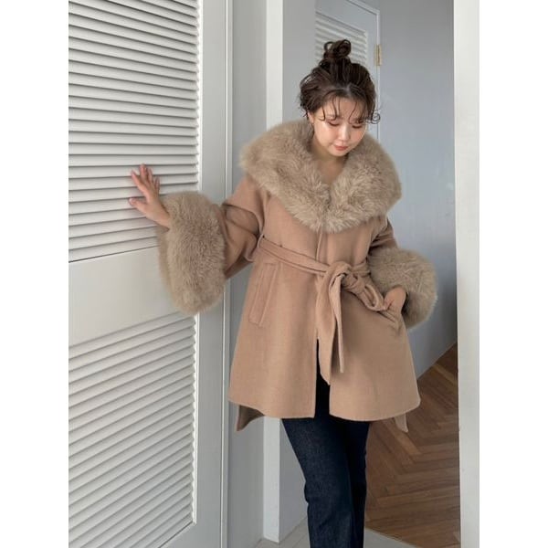 ファーケープコート | スナイデル(SNIDEL) | マルイウェブチャネル