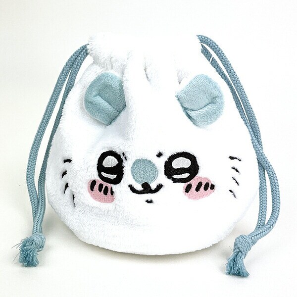 ちいかわ モモンガ フェイス巾着 ポーチ | パーフェクト・ワールド