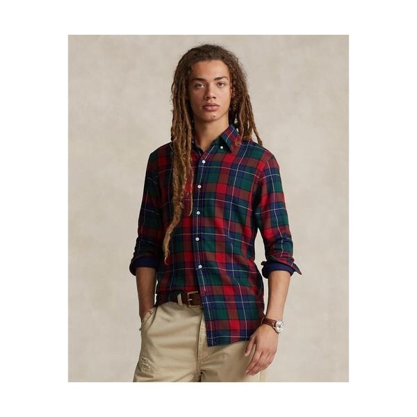 クラシック フィット プラッド ダブルフェイスド シャツ | ポロ ラルフ