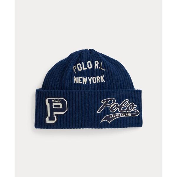 ロゴパッチ ウールブレンド ウォッチ キャップ | ポロ ラルフ ローレン