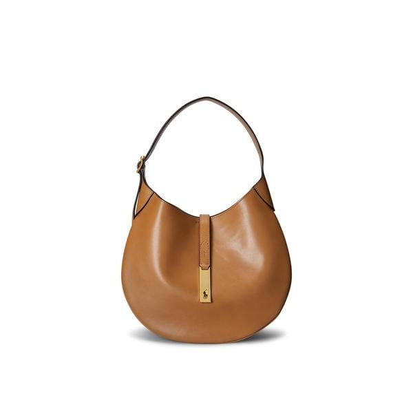 Polo ID ミディアム レザー ショルダー バッグ | ポロ ラルフ ローレン