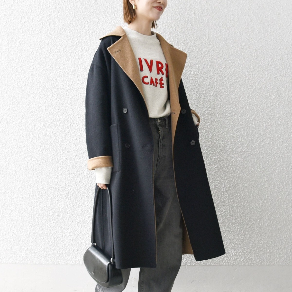 ハミルトン2wayフードコート SHIPS HAMILTON 2WAYノーカラーフードコート